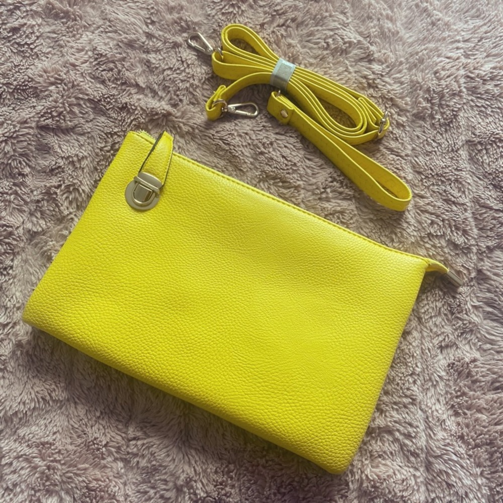 Medium Yellow Shoulder Bag